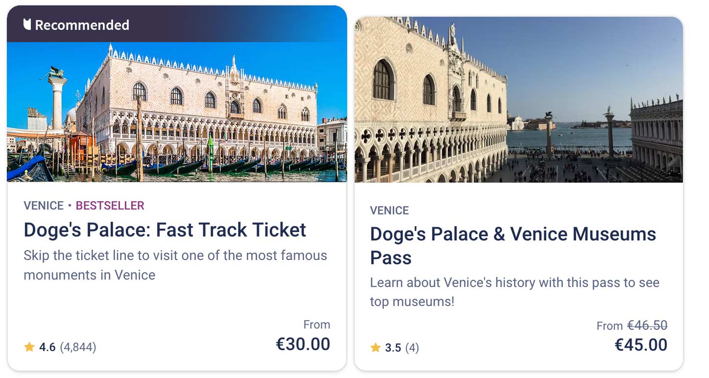 Doge's Palace ticket